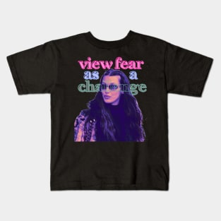 Bella Hadid View Fear As A Challenge Kids T-Shirt